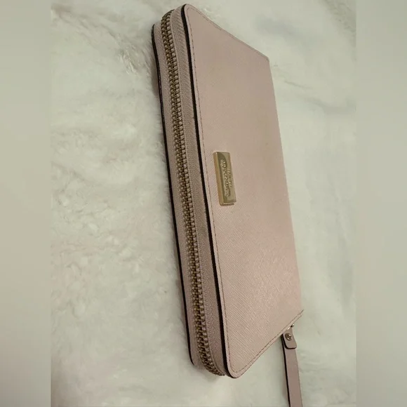 Kate Spade New York Laurel Way Neda Saffiano Leather Zip Around Wallet - Picture 5 of 8